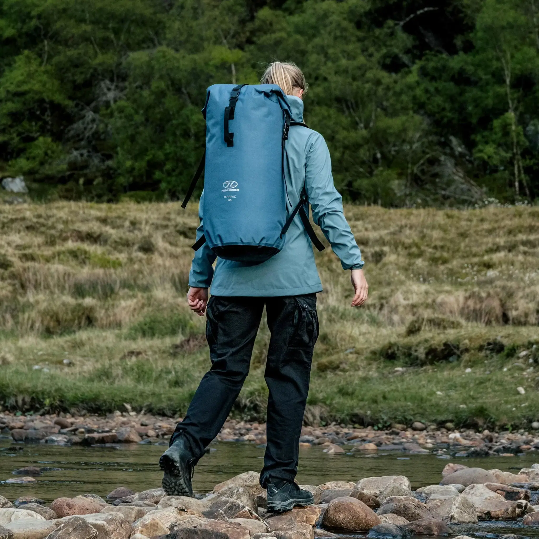 Highlander Affric Waterproof Rucksack 35L - Roll-Top Closure Bag - Image 11