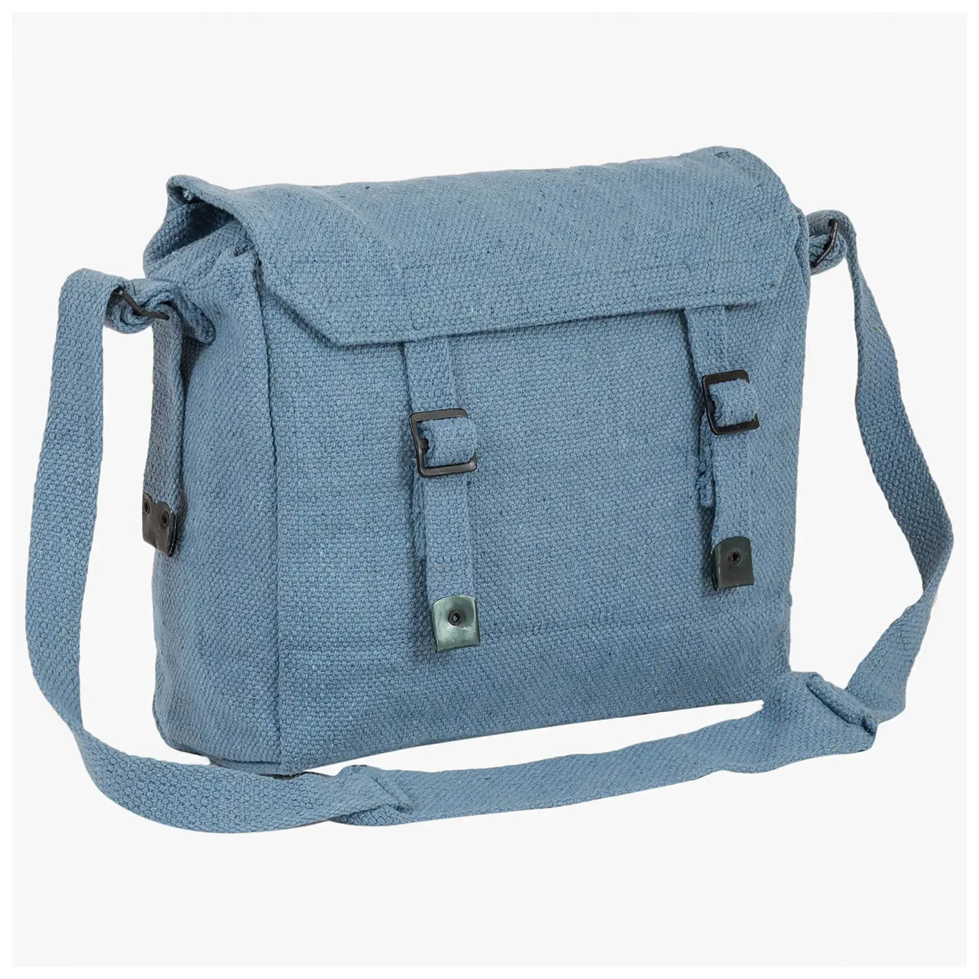 Highlander Canvas Webbing Haversack - Compact Vintage Shoulder Bag - Image 7