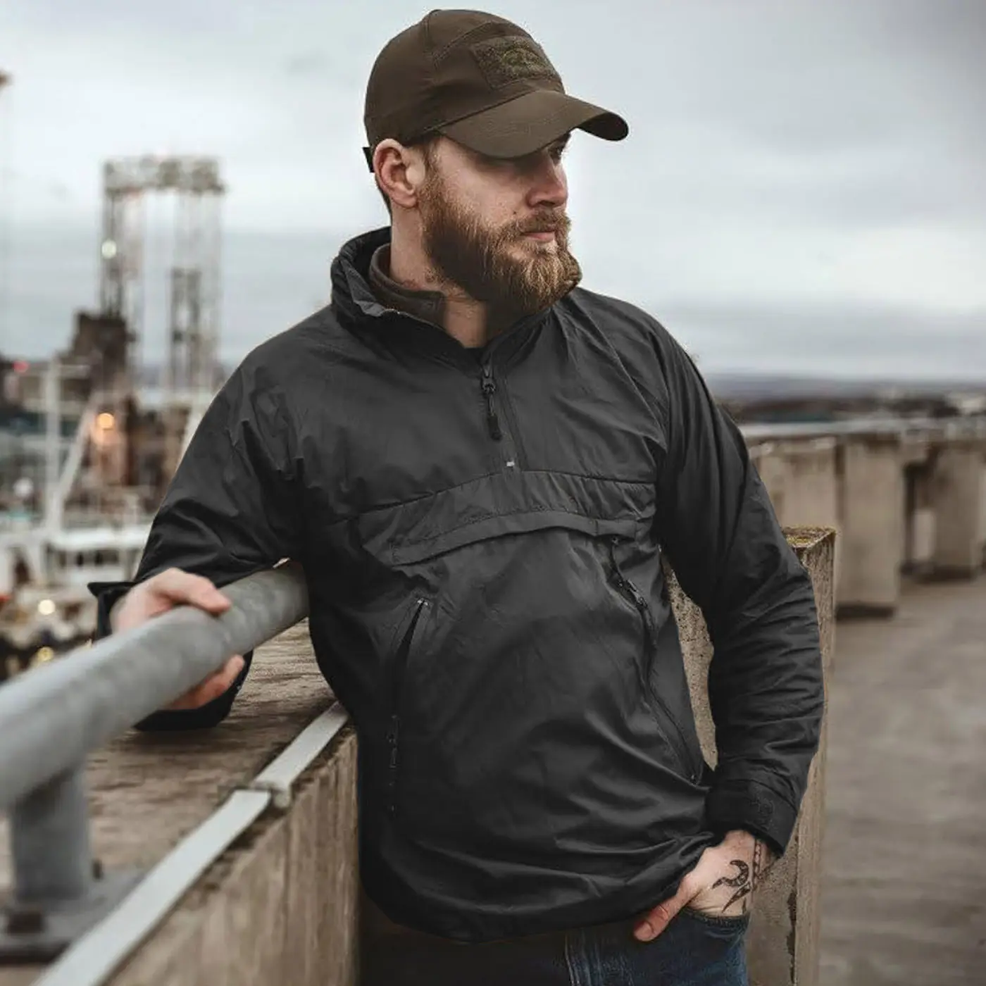 Highlander Halo Smock - Men's Water Resistant Fleece Lined Windbreaker - Image 13