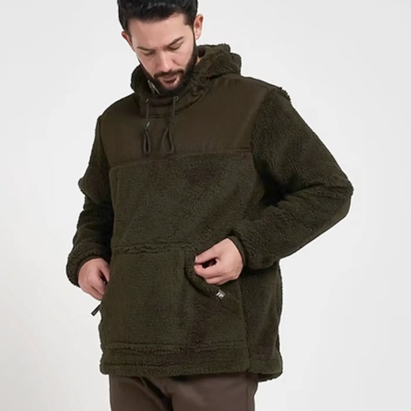 Jack Pyke Sherpa Fleece Hoodie Gen2 - Men's Thermal Hooded Top - Image 3