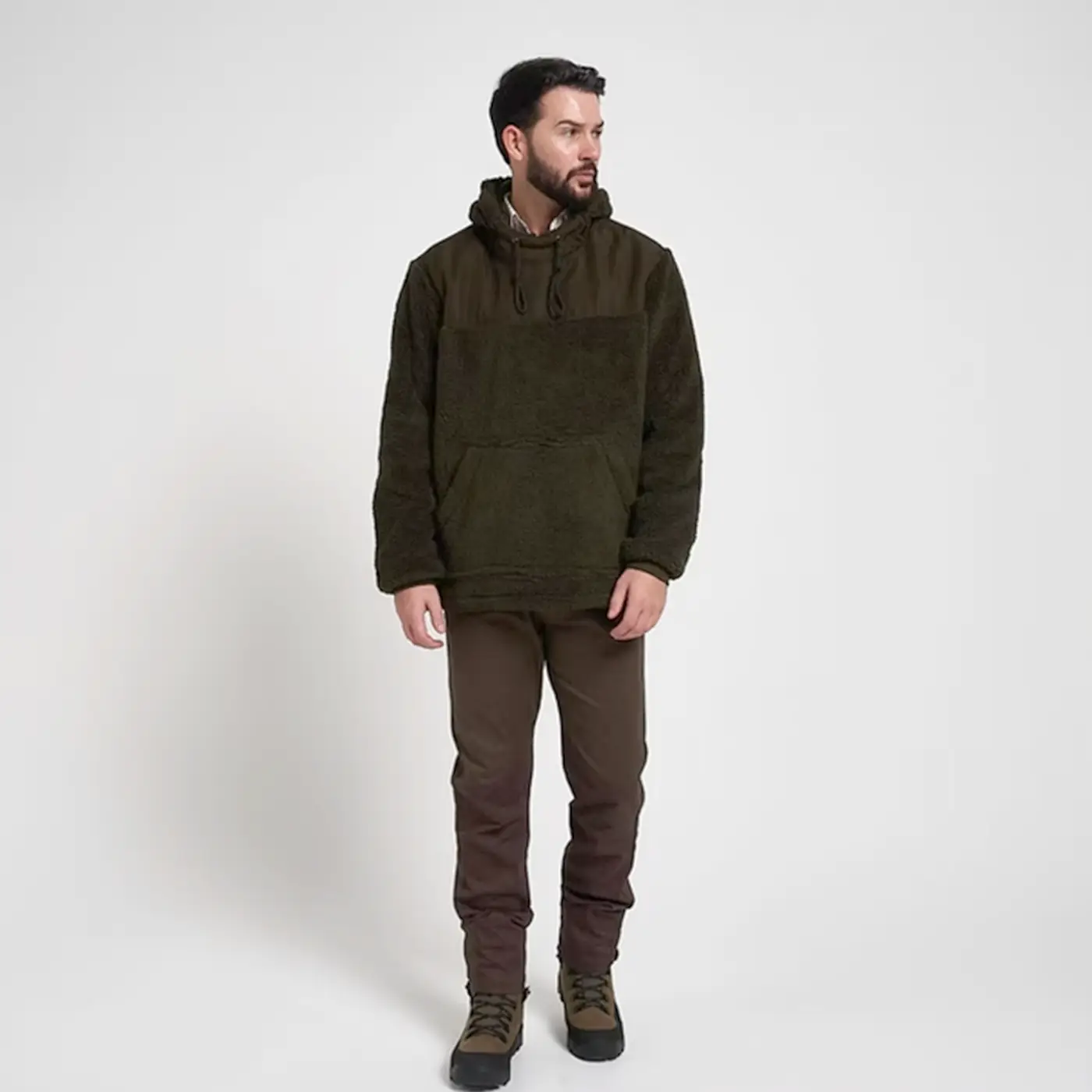 Jack Pyke Sherpa Fleece Hoodie Gen2 - Men's Thermal Hooded Top - Image 5