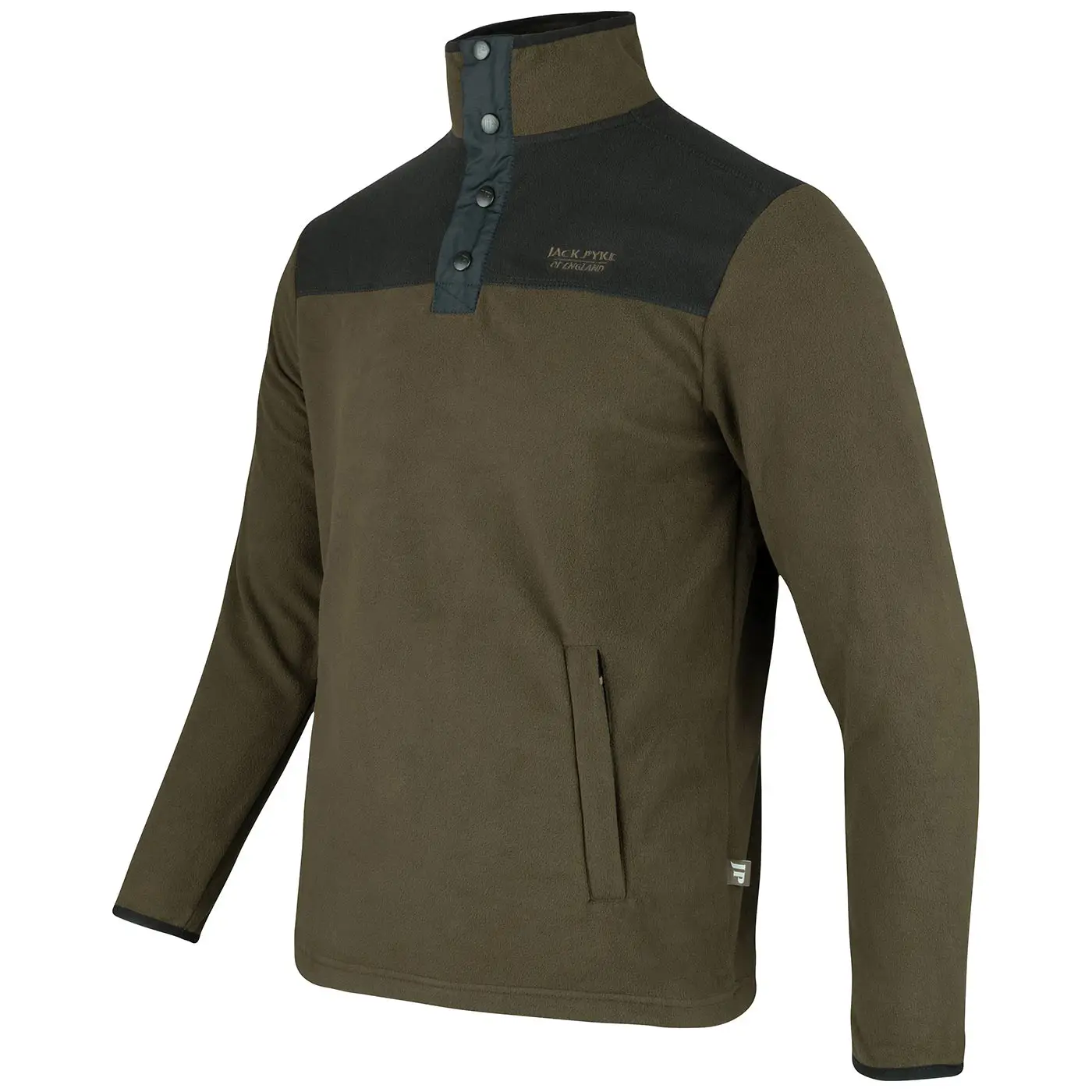 Jack Pyke Snap Neck Fleece Top - Men's Lightweight 1/4 Buttoned Pullover - Image 3