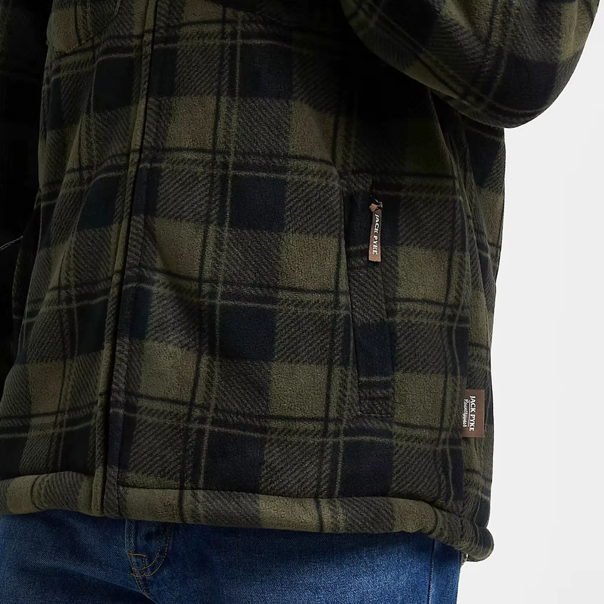 Jack Pyke Tundra Shirt - Sherpa Fleece Lined Shacket with Full Zip - Image 20