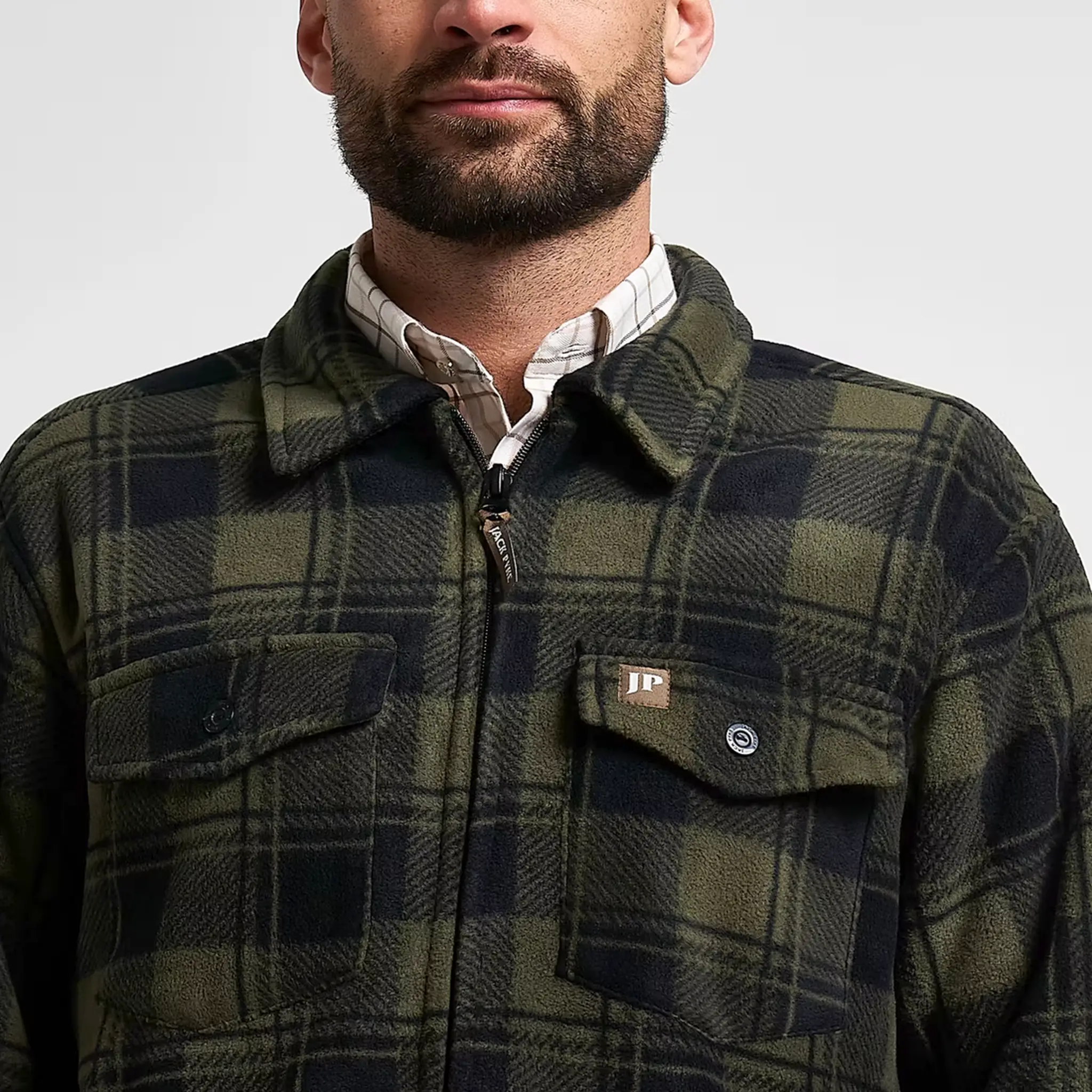 Jack Pyke Tundra Shirt - Sherpa Fleece Lined Shacket with Full Zip - Image 21