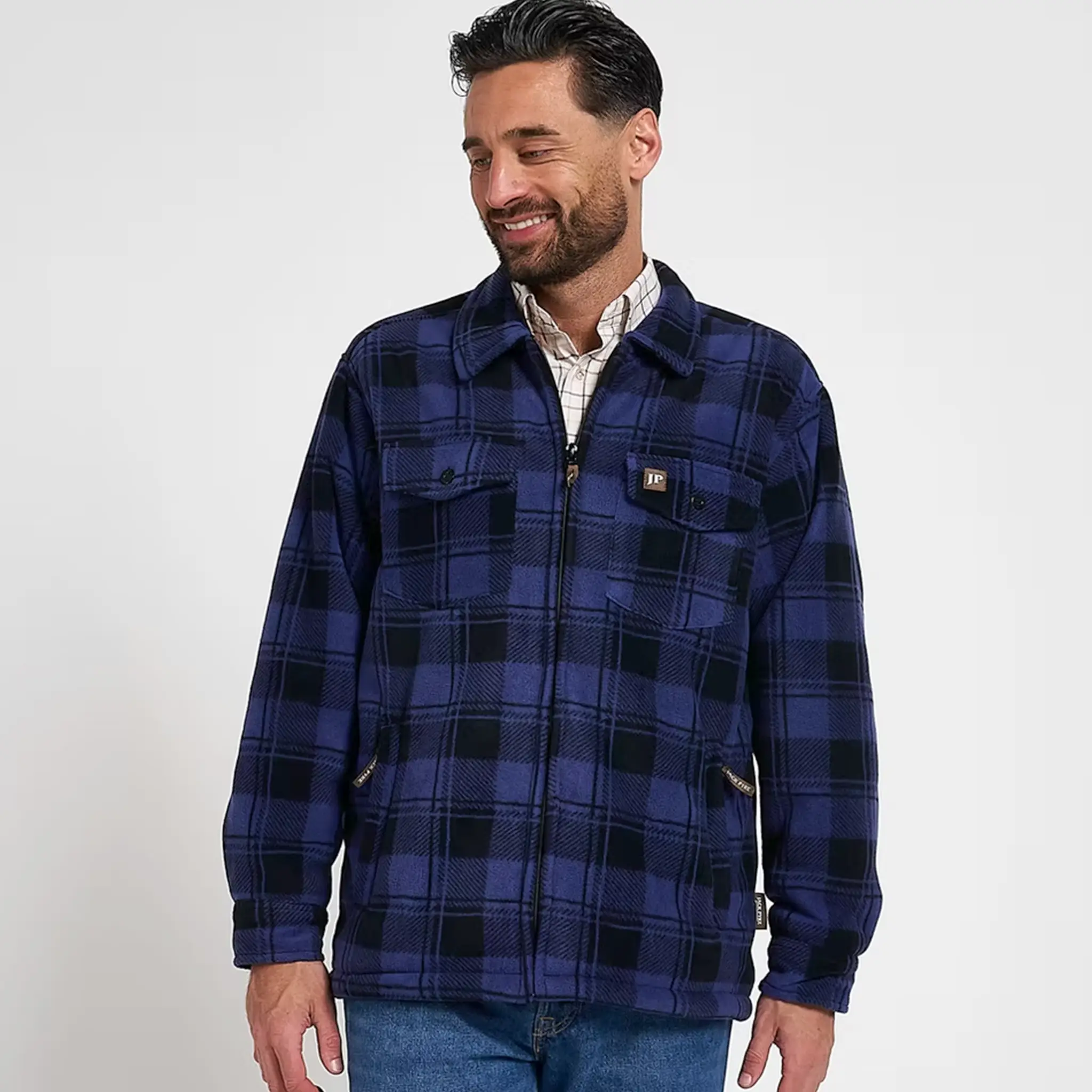 Jack Pyke Tundra Shirt - Sherpa Fleece Lined Shacket with Full Zip - Image 24